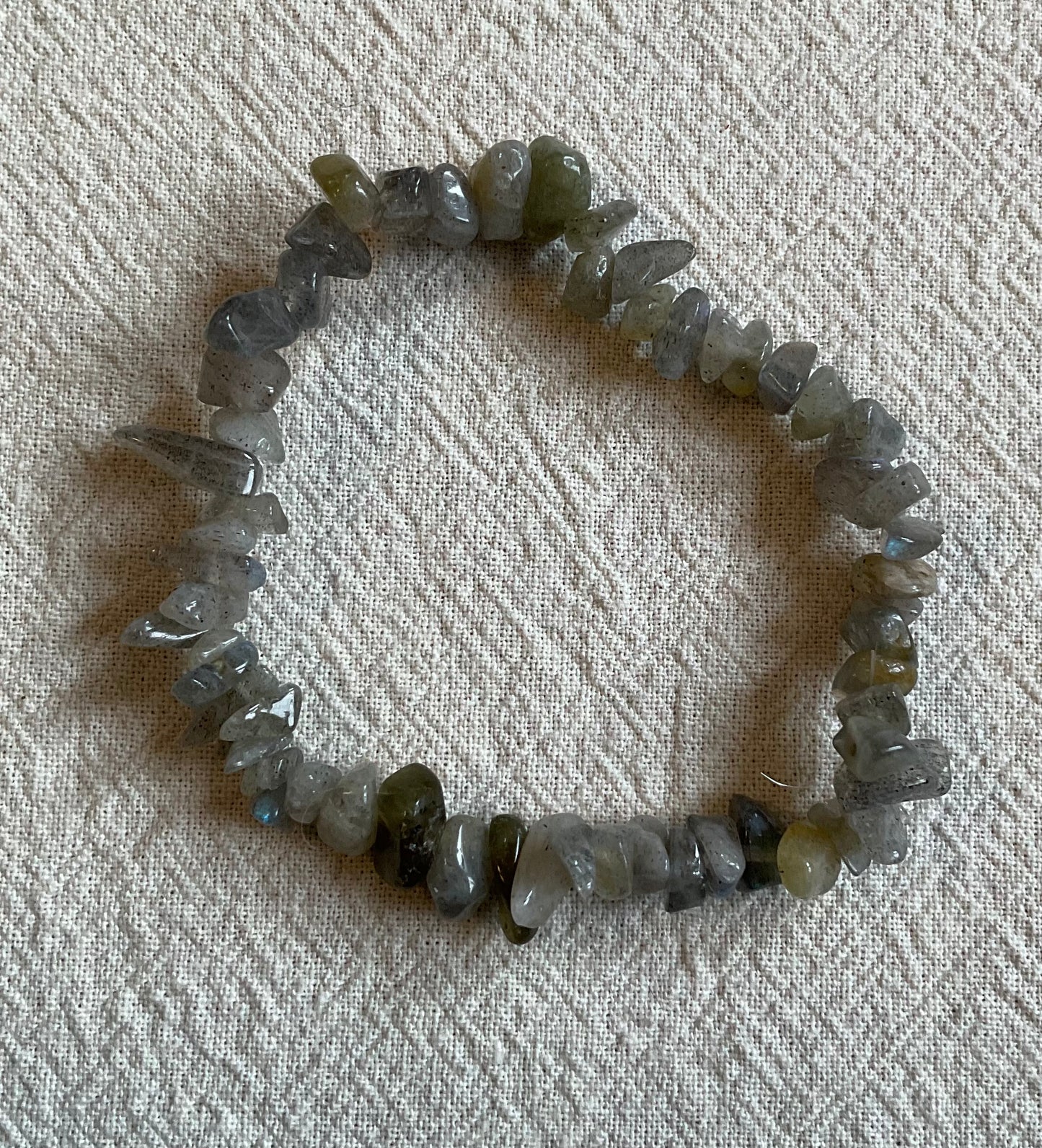 Semi-Precious Gemstone & Crystal Chip Stretch Bracelets