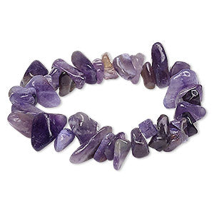Semi-Precious Gemstone & Crystal Chip Stretch Bracelets