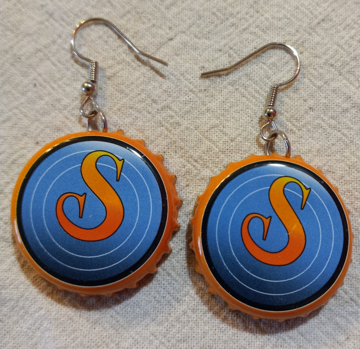 Backyard IPA Bottle Cap Earrings
