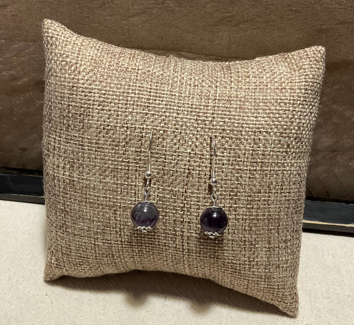 Semi-Precious Gemstone & Crystal Round Earrings