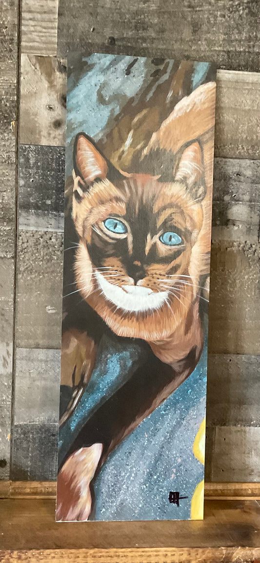 Cat Acrylic Painting