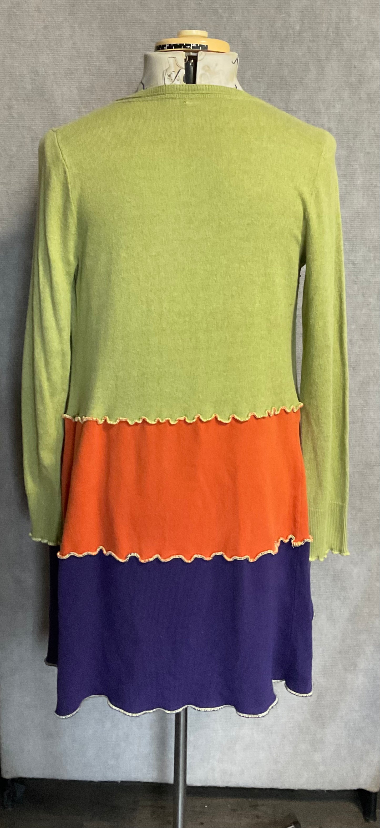 Green / Orange / Purple Cardigan (M)