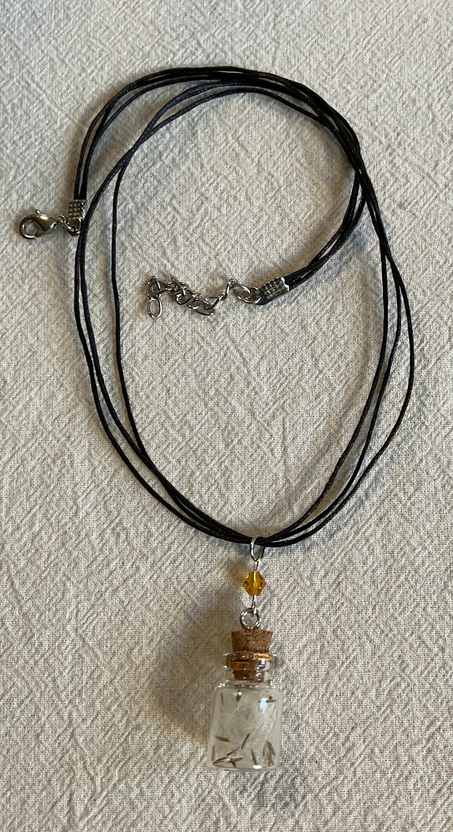 Dandelion Seed Head Necklace