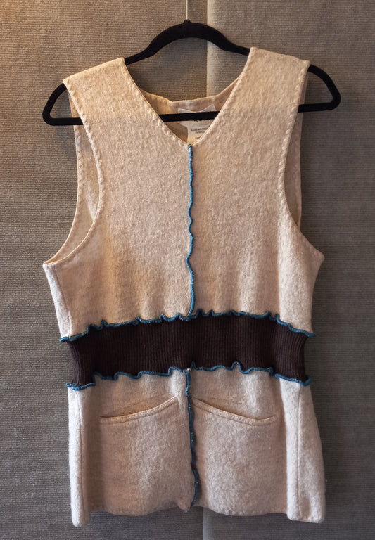 Crean & Brown Wool Upcycled Vest (M/L)