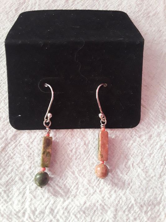 Unakite Earrings