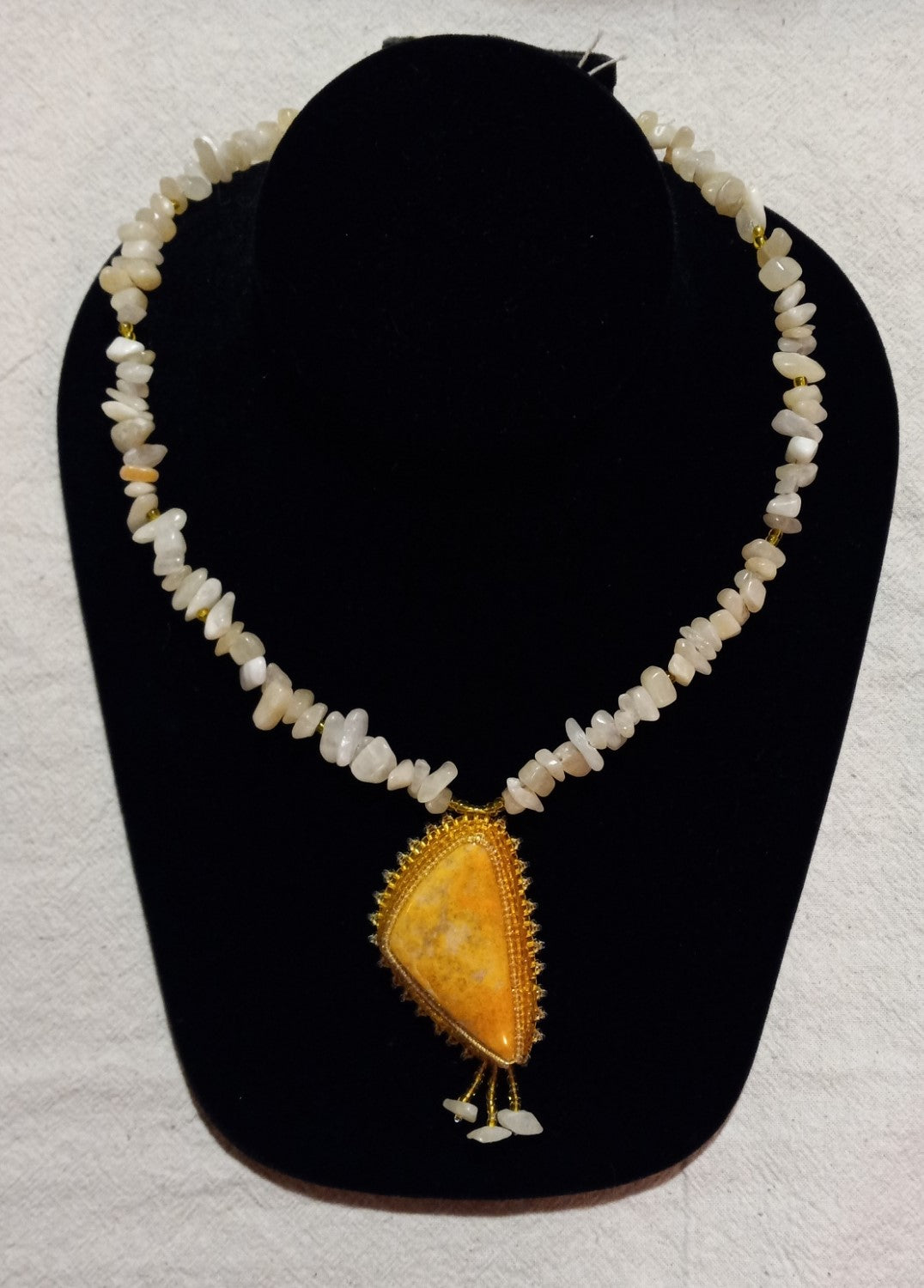 Yellow Orpiment BE Necklace