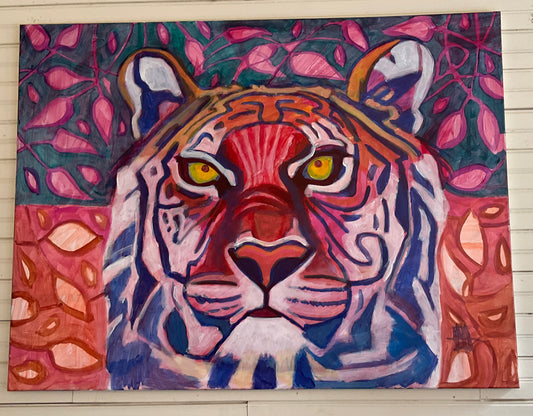 Tiger Acrylic Painting on canvas