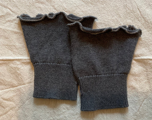 Grey Boot Cuffs